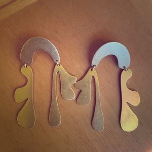 Madewell gold earrings